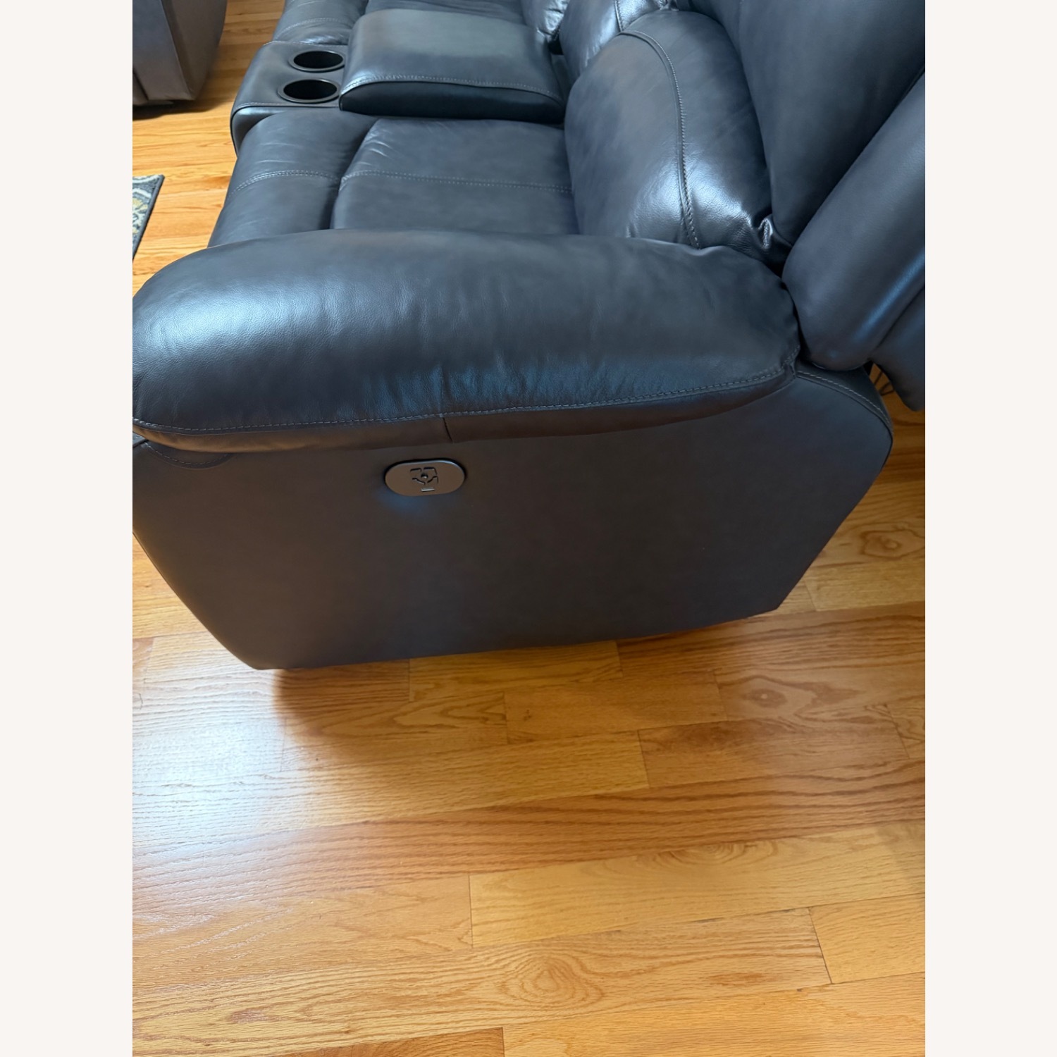 Bob's Discount Furniture Dark Gray 2 Seater Sofa - image-3