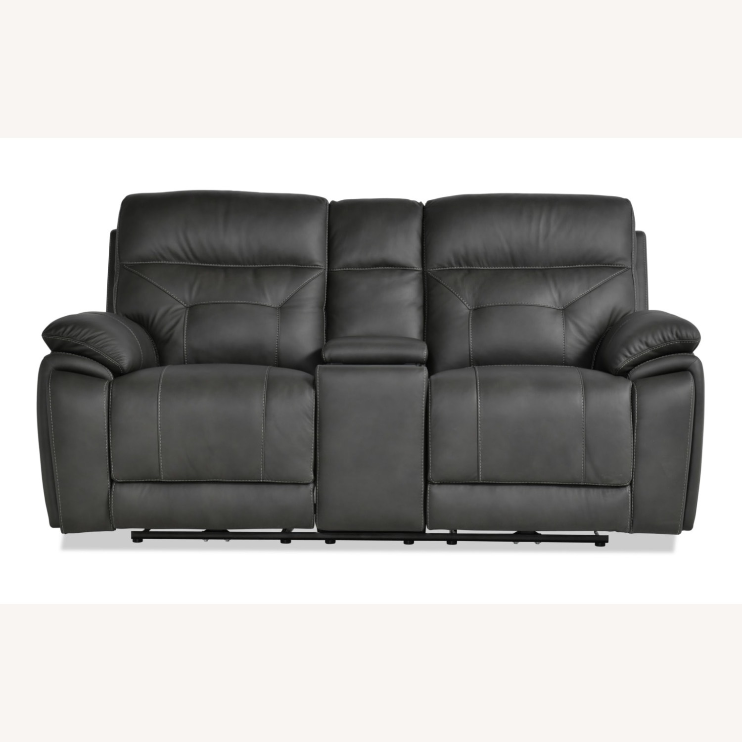 Bob's Discount Furniture Dark Gray 2 Seater Sofa - image-4