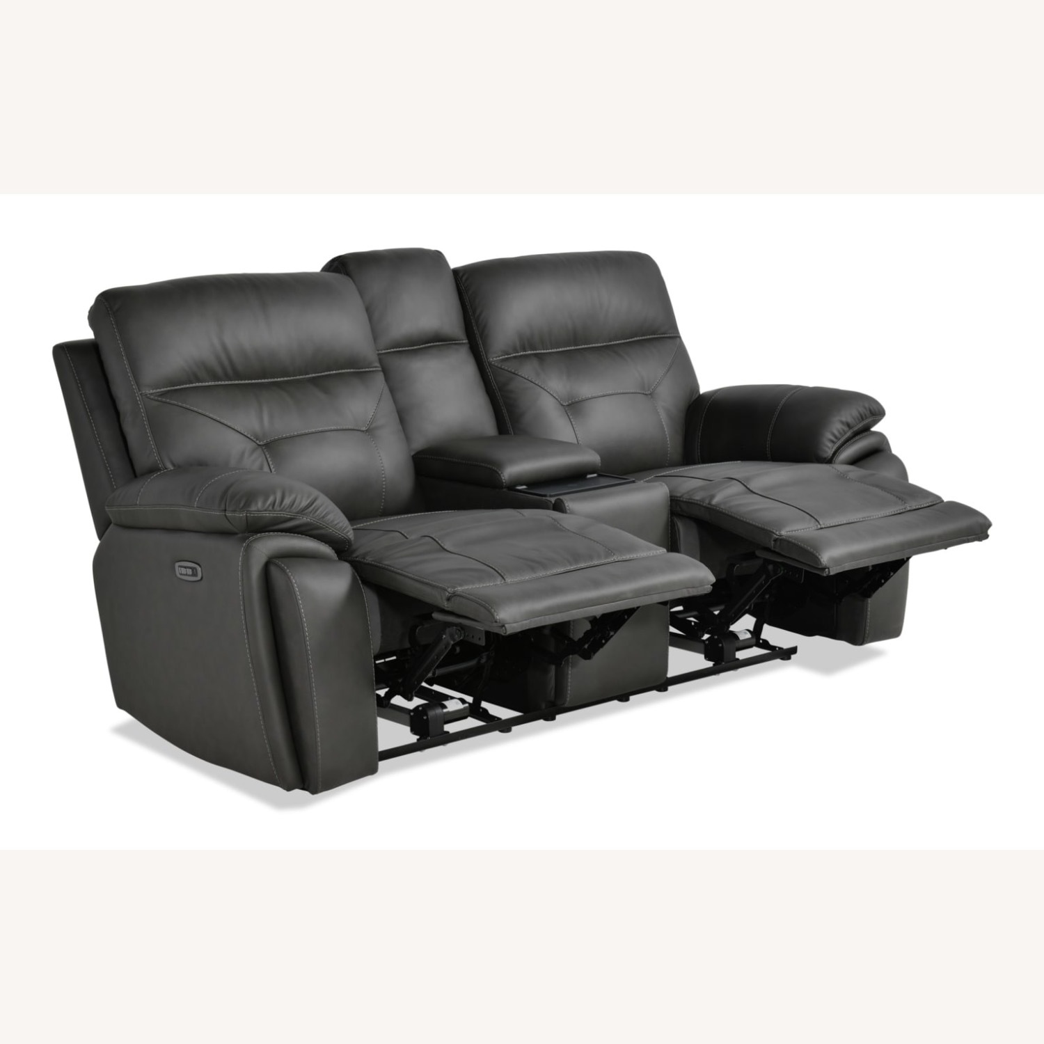 Bob's Discount Furniture Dark Gray 2 Seater Sofa - image-5