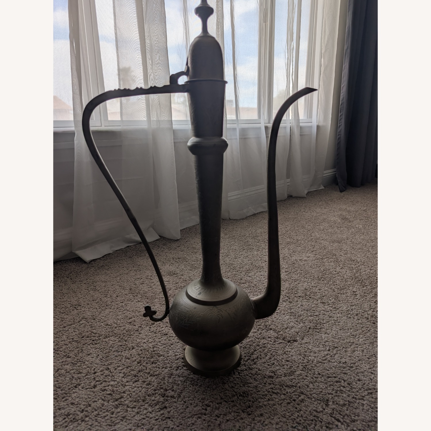 Vintage Turkish Brass Ewer / Ibrik - image-8