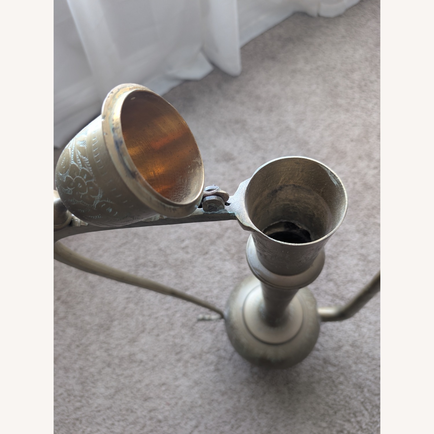 Vintage Turkish Brass Ewer / Ibrik - image-7