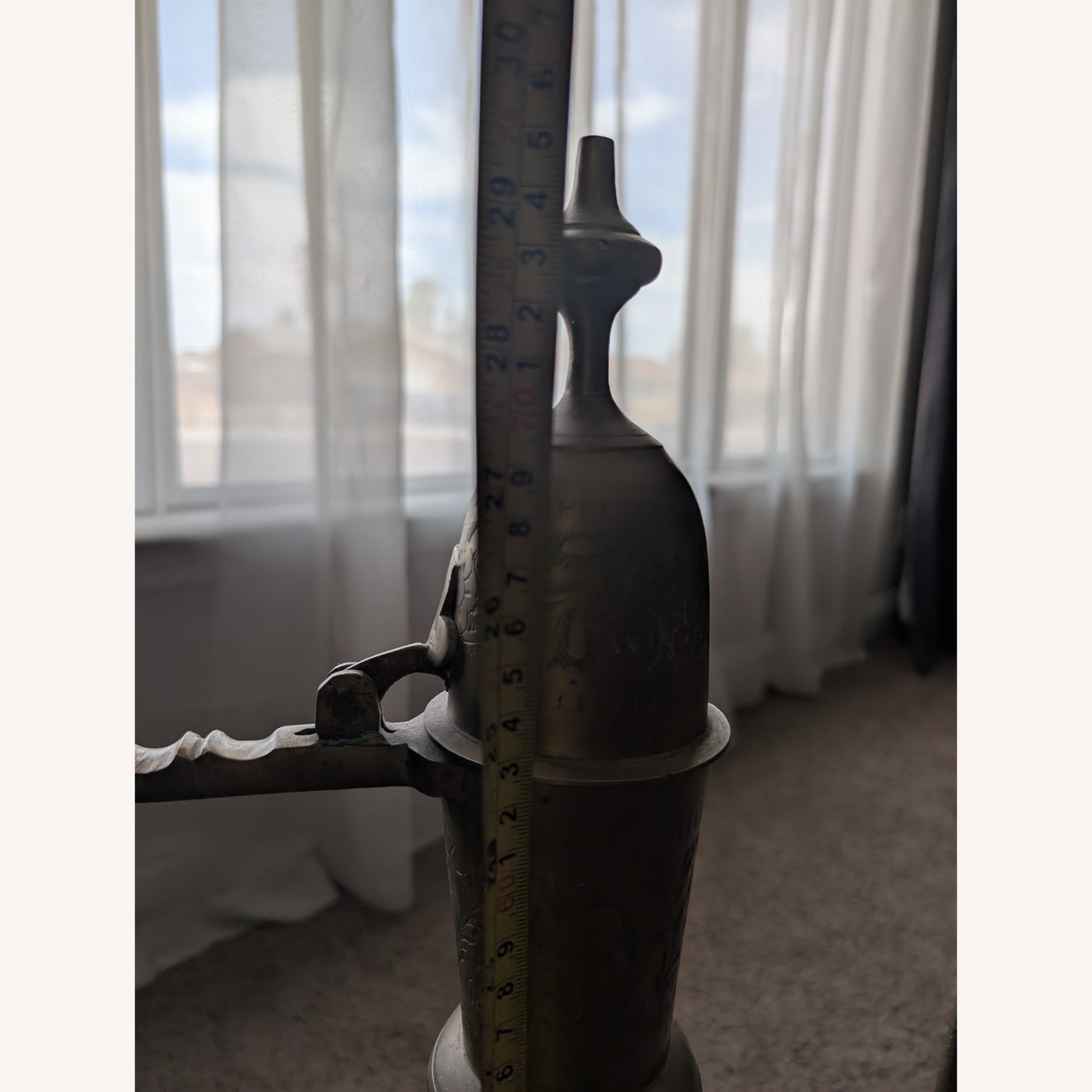 Vintage Turkish Brass Ewer / Ibrik - image-2