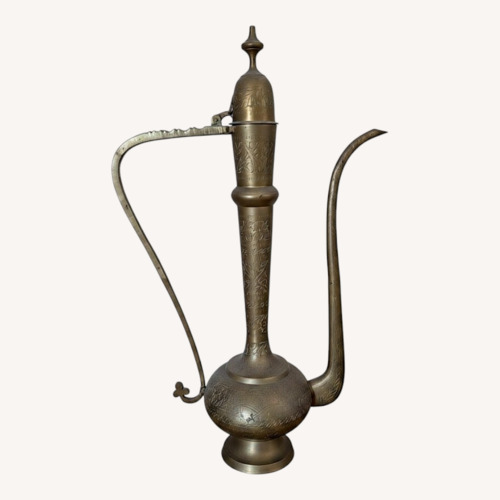 Used Vintage Turkish Brass Ewer / Ibrik for sale on AptDeco