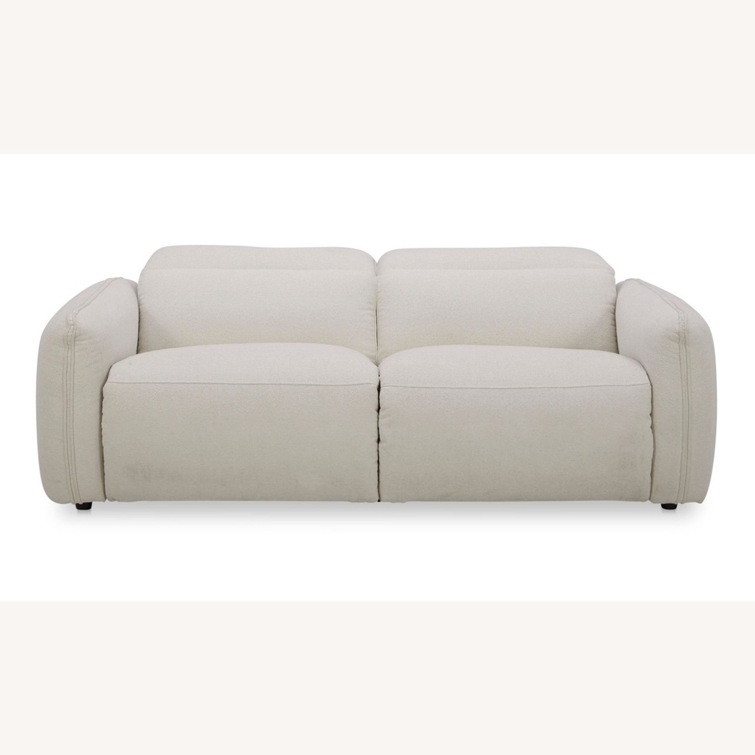 Moe's Home Collection White Fabric 2 Seater Sofa - image-9