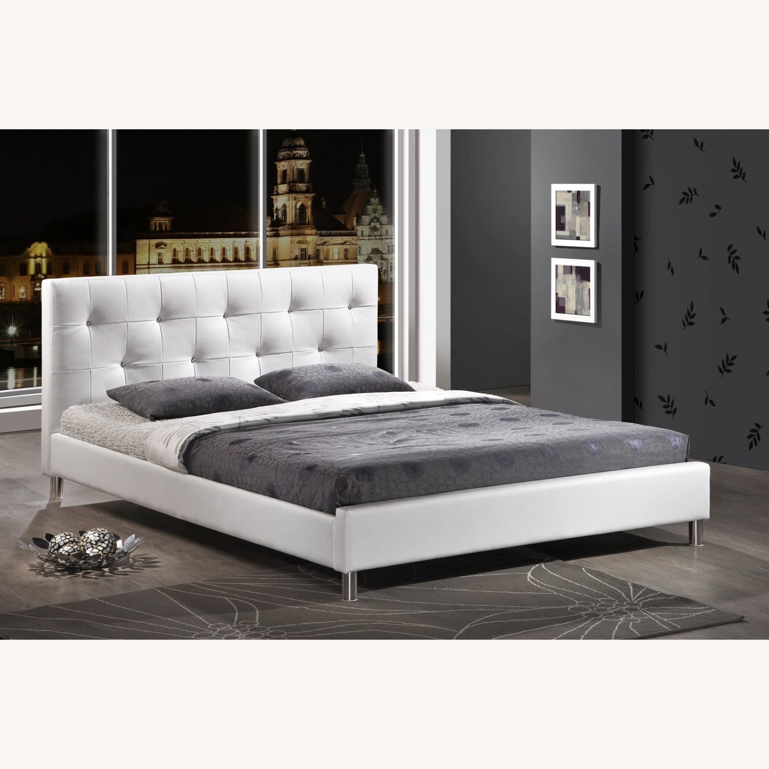 Baxton Studio Queen Bed Frame - image-1