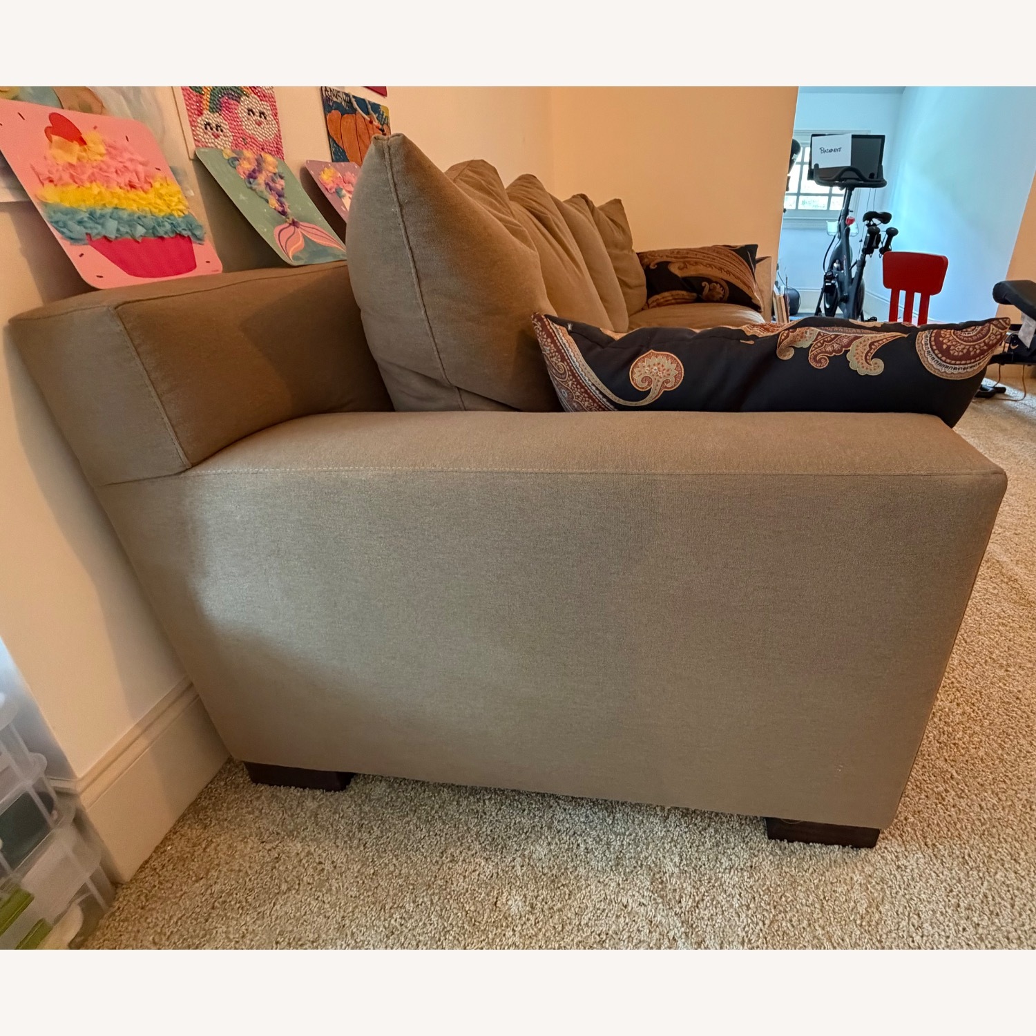 Design Within Reach Light Brown 3+ Seater Sofa - image-1