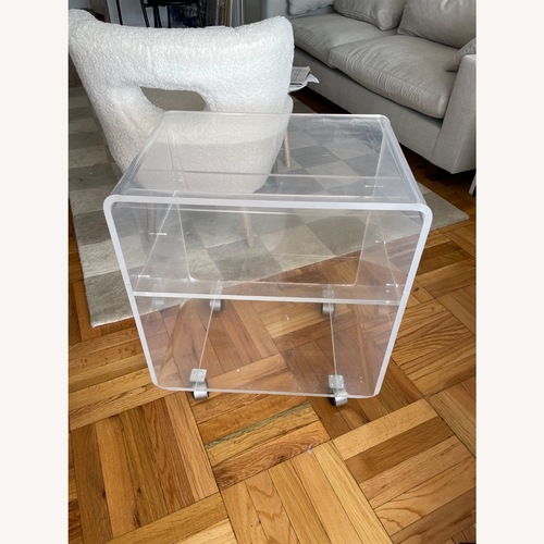 Used Vintage/Antique Lucite Nightstand for sale on AptDeco