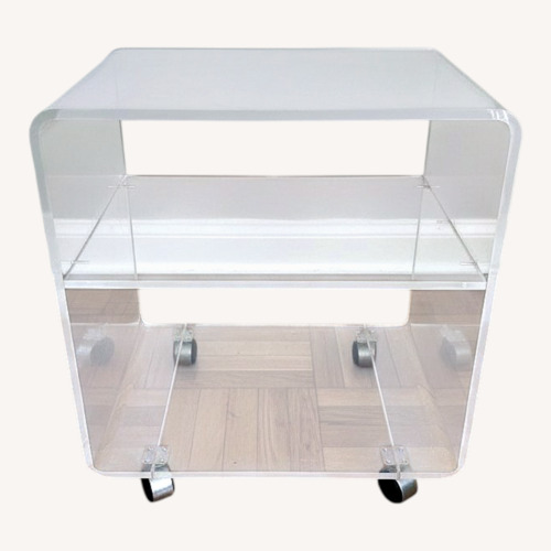 Used Vintage/Antique Lucite Nightstand for sale on AptDeco