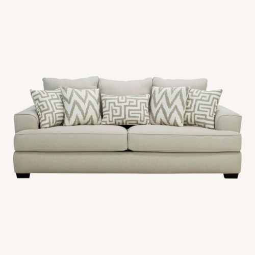 Used Marisa Chenille Sofa with Ottoman for sale on AptDeco