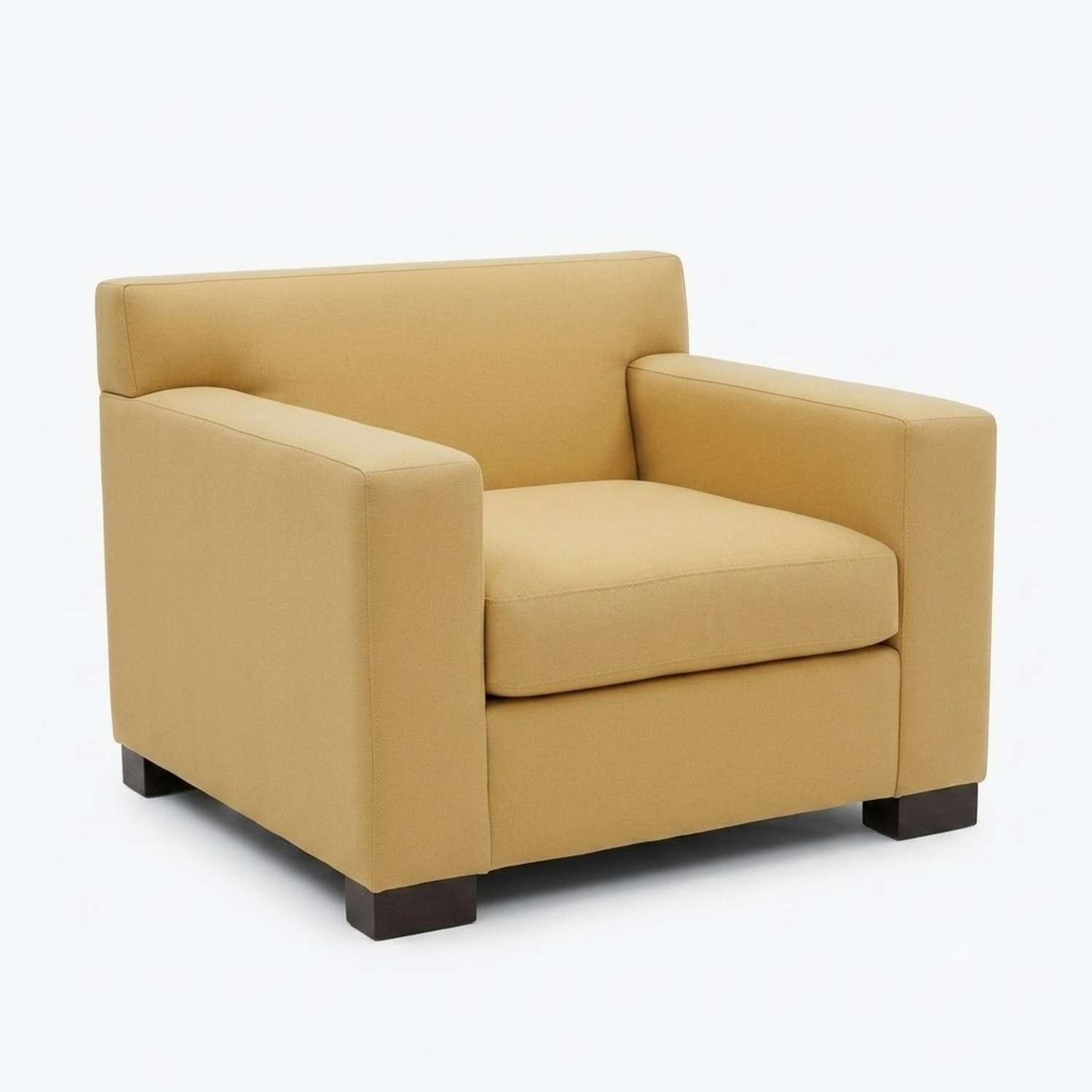 Design Within Reach Gold Fabric Armchairs - image-13
