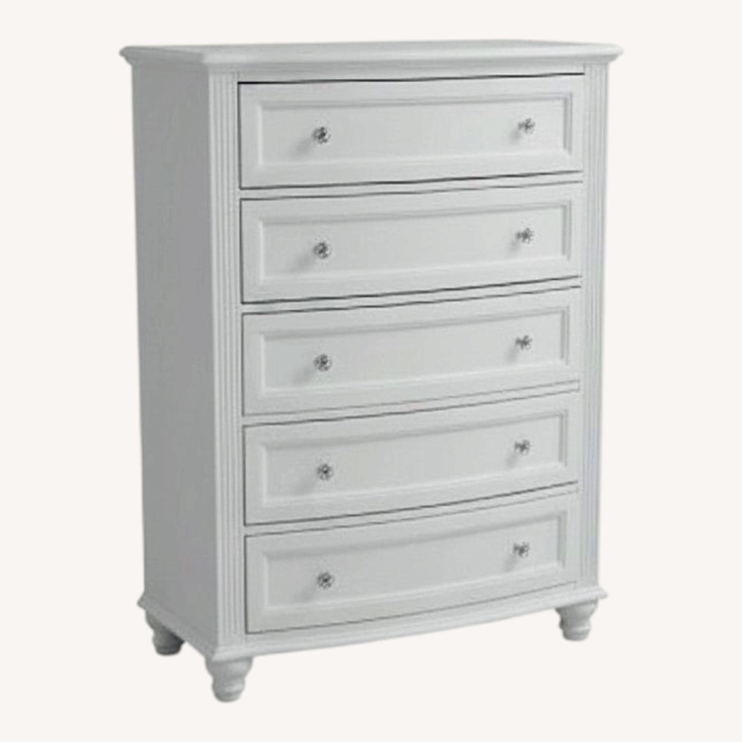 Bob's Discount Furniture White Wood Dresser - image-0