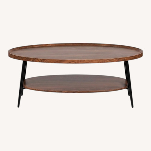 Used Amazon Dark Brown Coffee Table for sale on AptDeco