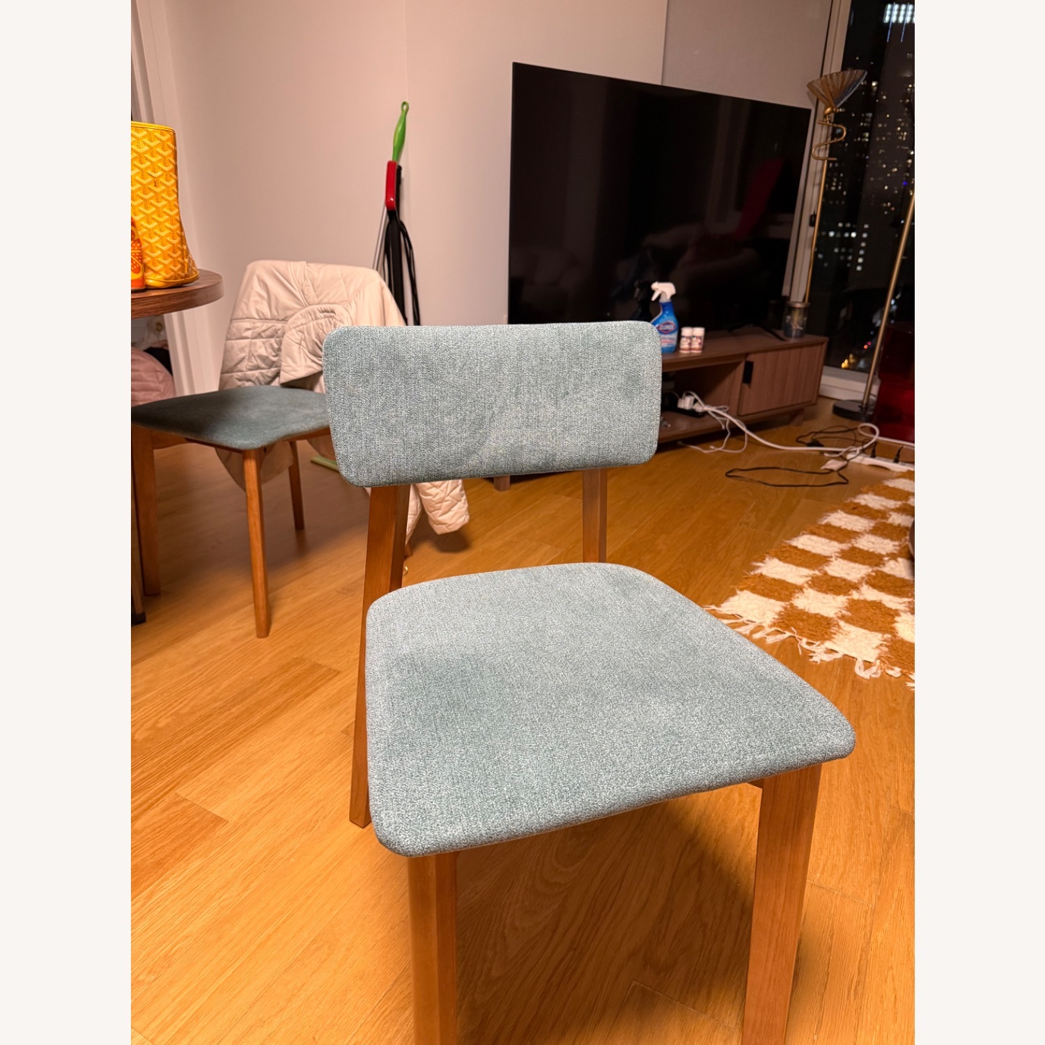 Target Blue Wood Dining Chairs - image-3