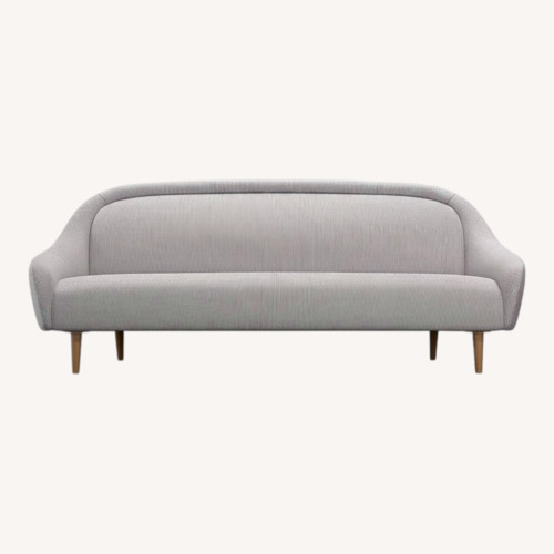Used Crate & Barrel Light Gray/Purple 3+ Seater Sofa for sale on AptDeco