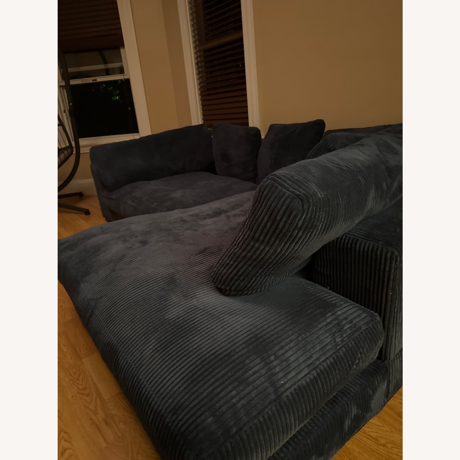 Wayfair Lonsdale Blue Sectional with Chaise - image-3