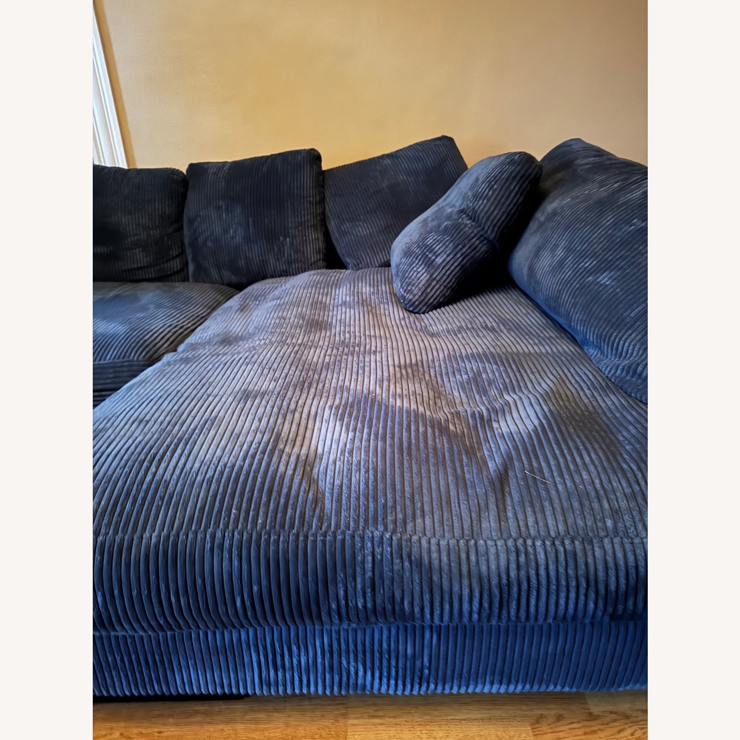 Wayfair Lonsdale Blue Sectional with Chaise - image-1