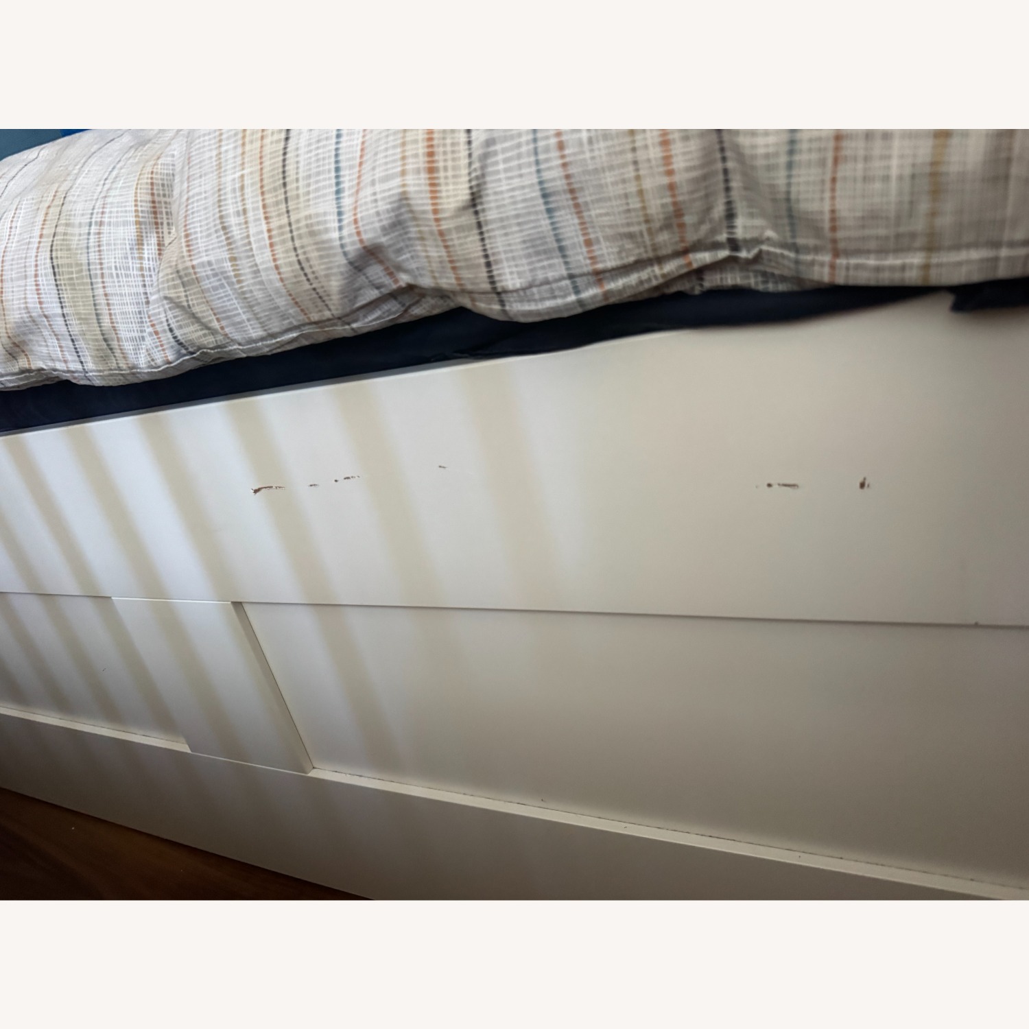 IKEA BRIMNES Queen Storage Bed, Headboard & Slats - image-4