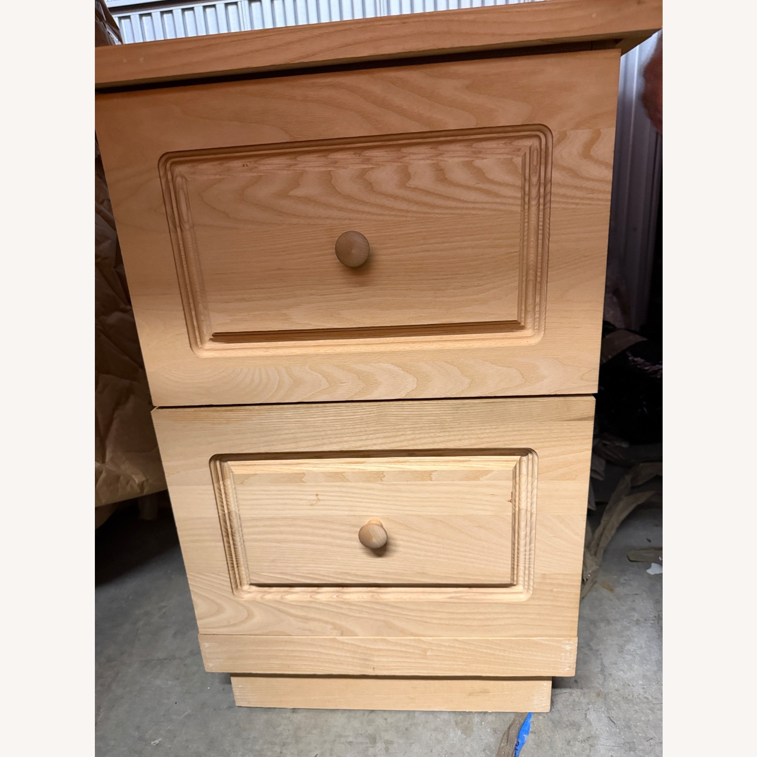 Unfinished Wooden File Cabinet - image-2