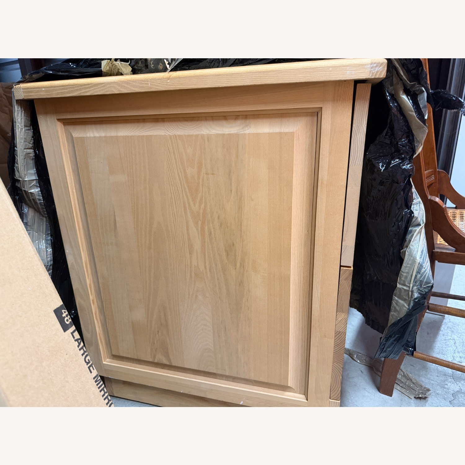 Unfinished Wooden File Cabinet - image-4