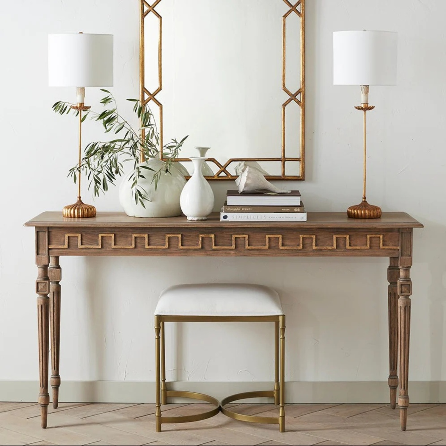 Wisteria Medium Brown Wood Side Table - image-4