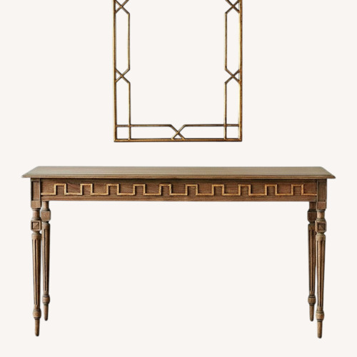 Used Wisteria Medium Brown Wood Side Table for sale on AptDeco