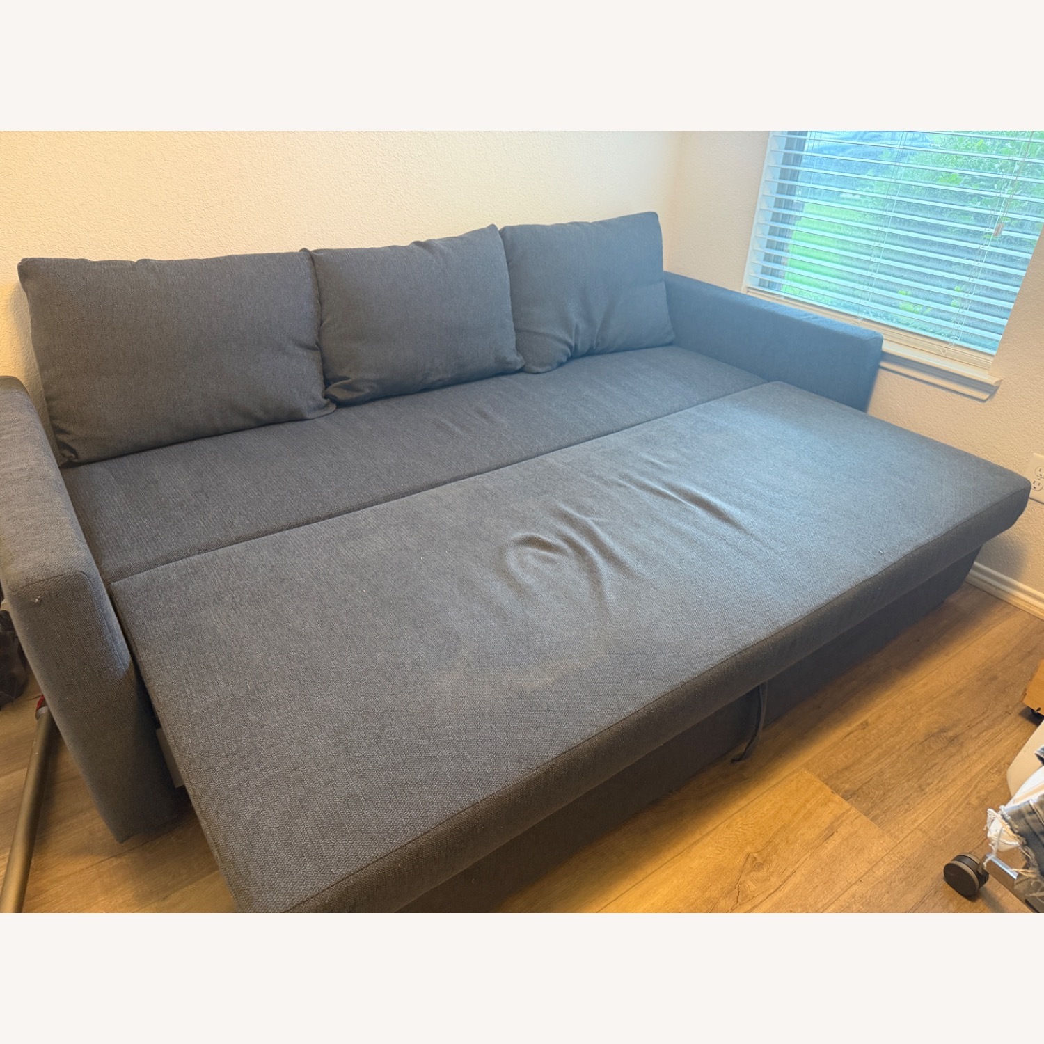 IKEA Gray Sofa Bed - image-4