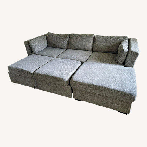 Used Gray Sectional Sofa for sale on AptDeco