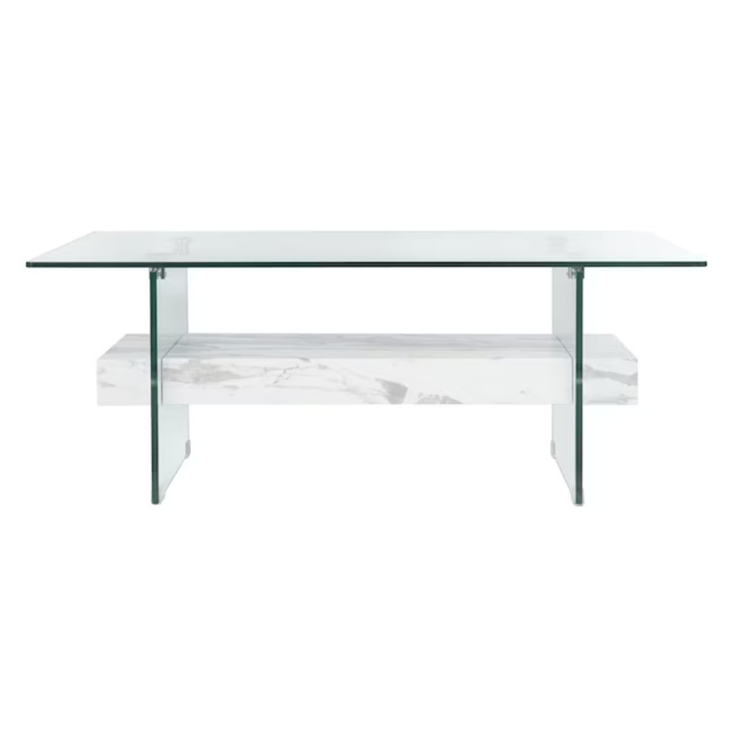 Safavieh Kayley Glass Modern Coffee Table - image-6