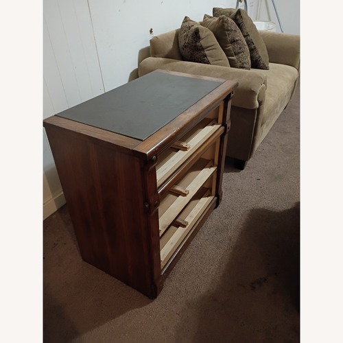Used Dark Brown Wood Décor for sale on AptDeco