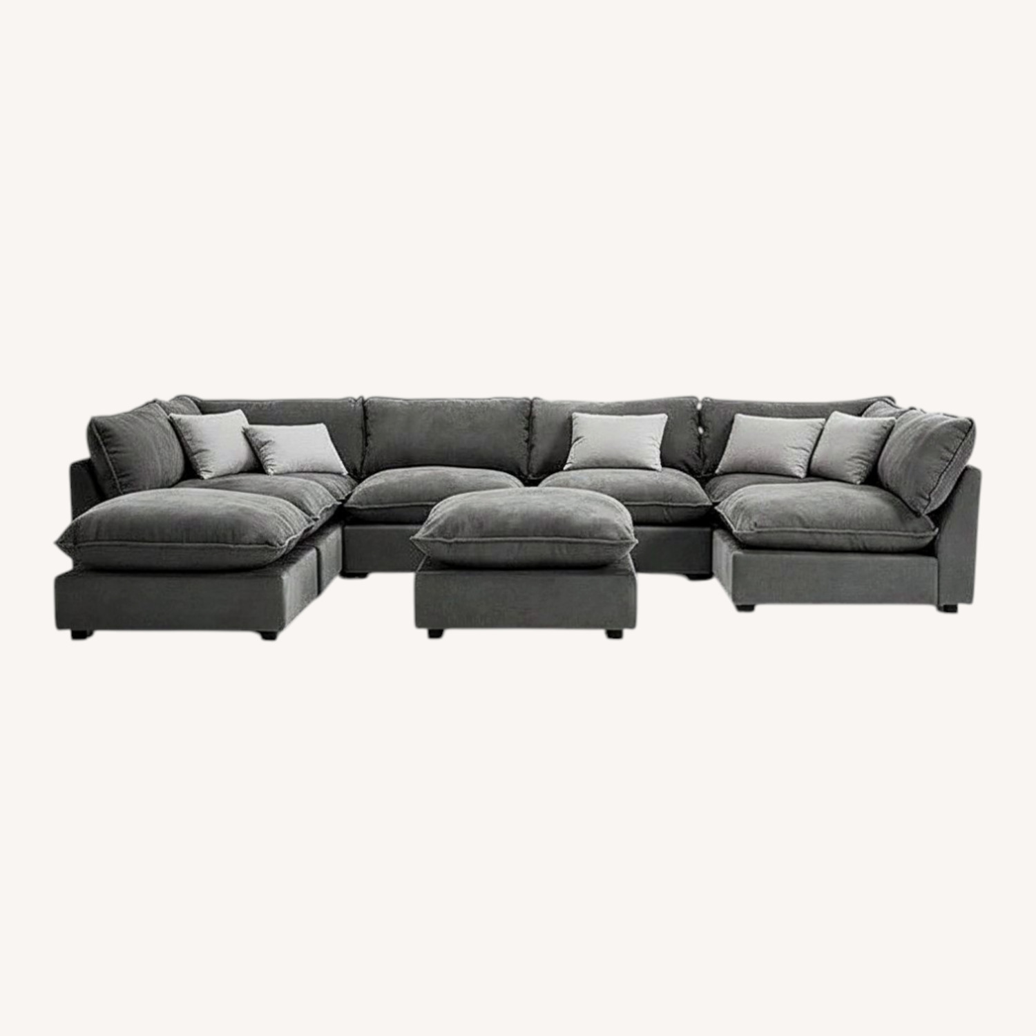 Amazon 5 Piece Sectional Couch/ Bed - image-0