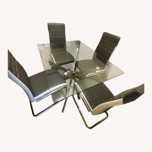 Used Vintage/Antique Finds Glass Table W Chairs for sale on AptDeco