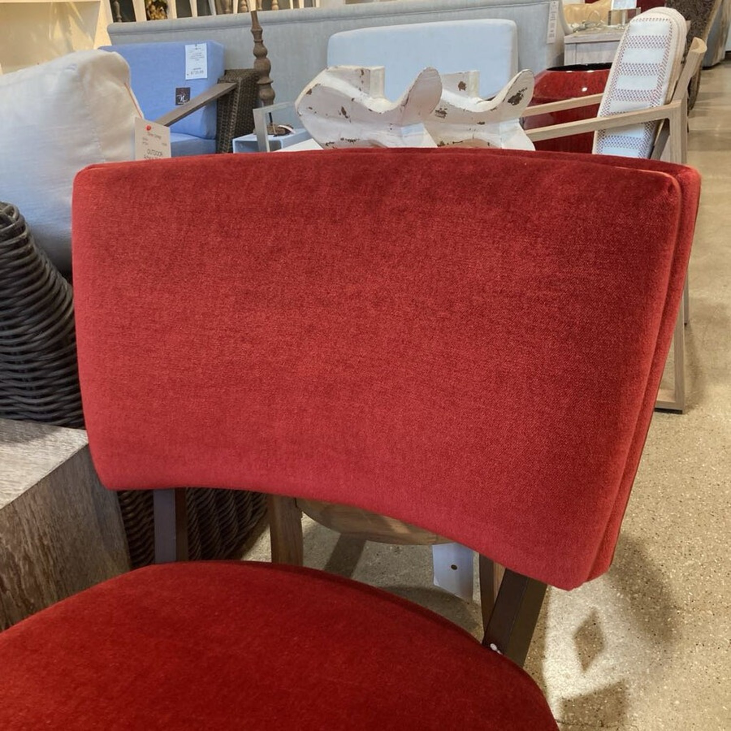 Nancy Corzine Low Profile Velvet Accent Chair - image-5