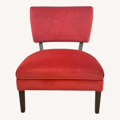 Used Nancy Corzine Low Profile Velvet Accent Chair for sale on AptDeco