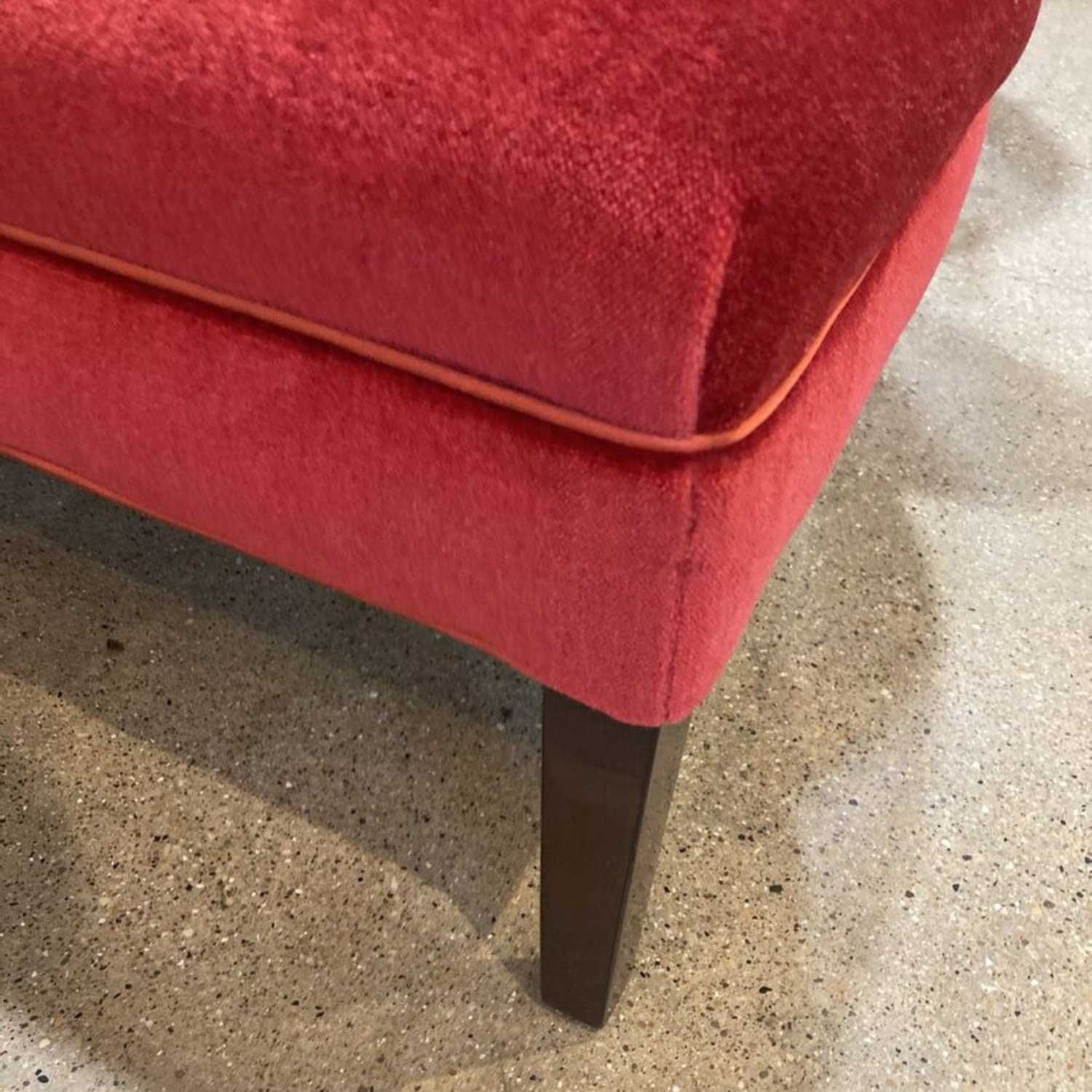 Nancy Corzine Low Profile Velvet Accent Chair - image-7