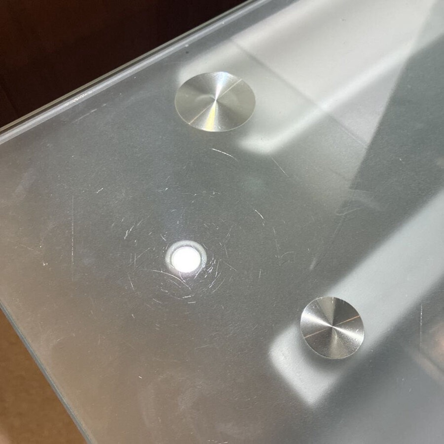 Glass Computer Desk w Drawer - image-7