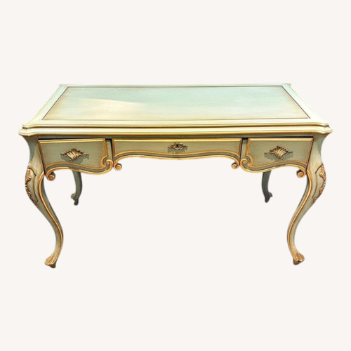 Used Fine French Louis XV Style 3-Drawer Desk for sale on AptDeco