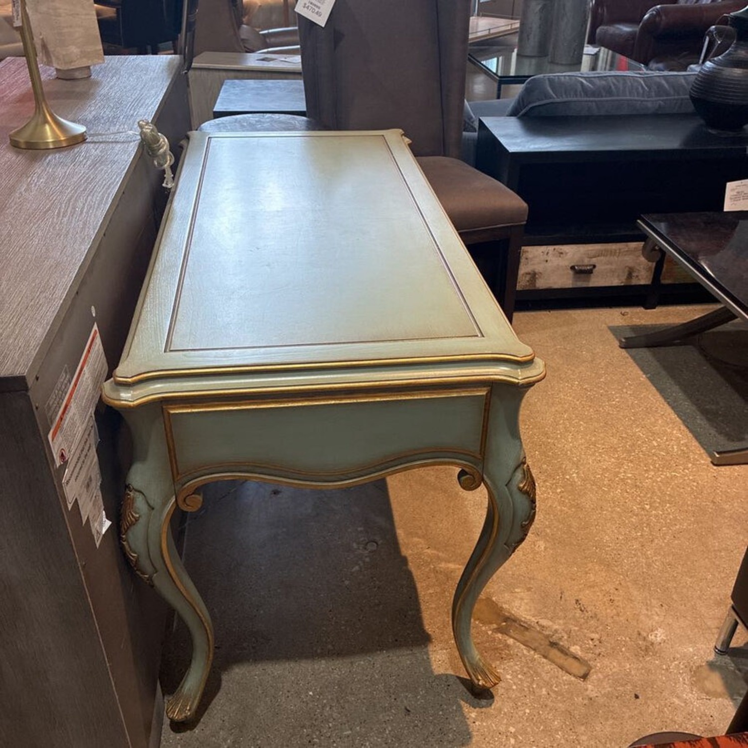 Fine French Louis XV Style 3-Drawer Desk - image-2