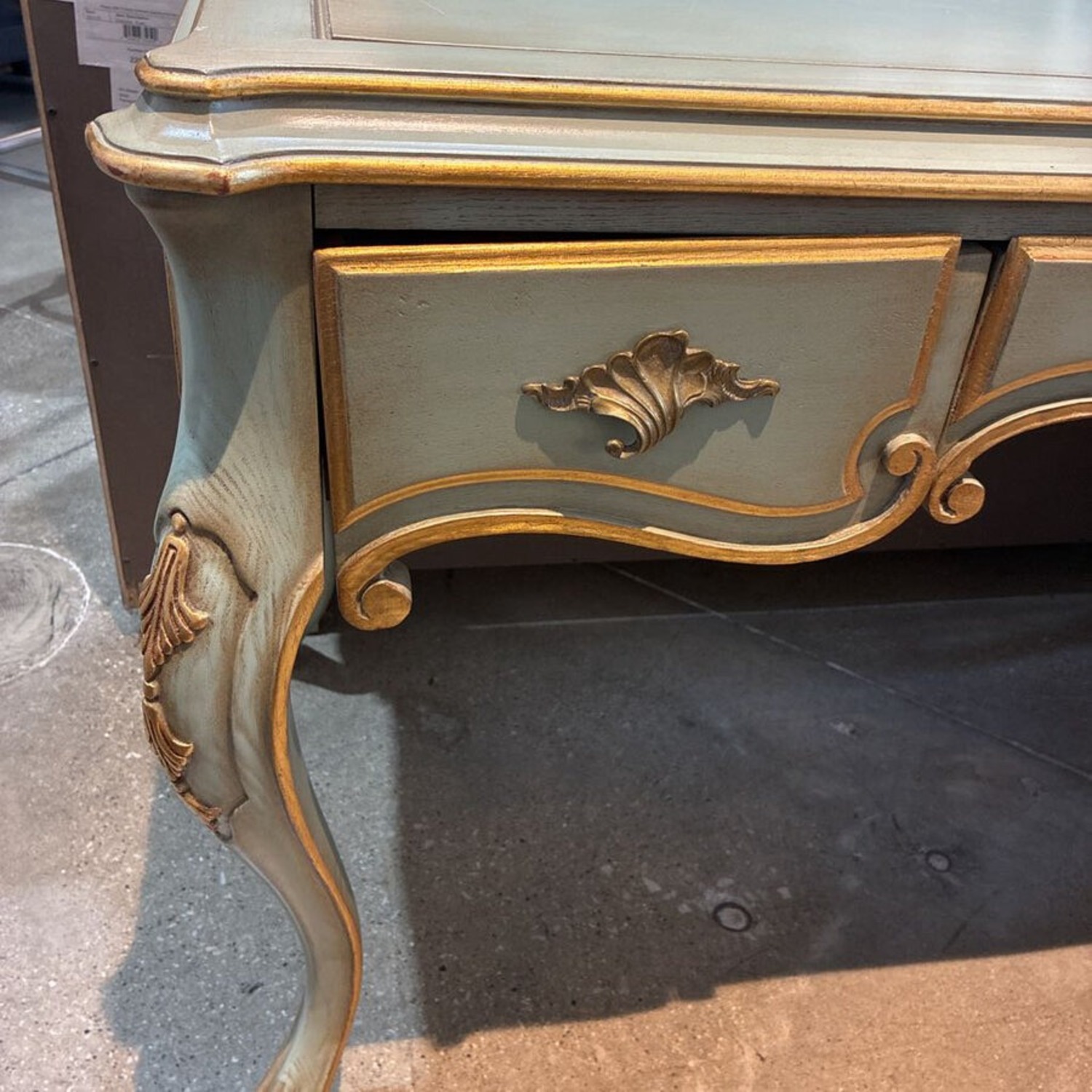 Fine French Louis XV Style 3-Drawer Desk - image-7