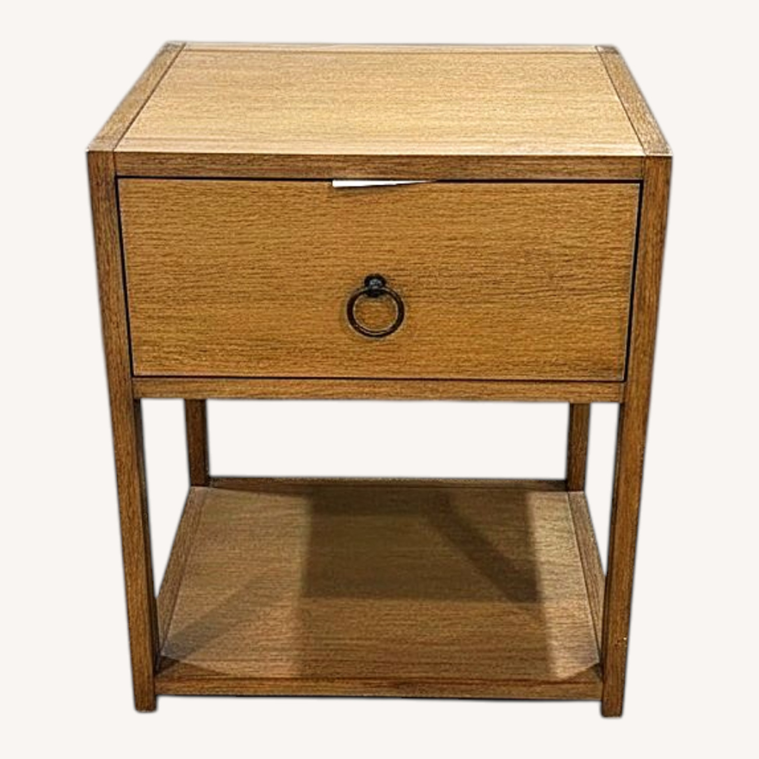 Lark 1-Drawer Nightstand Brown/Black - image-0