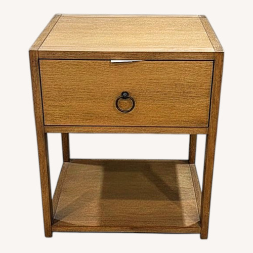Used Lark 1-Drawer Nightstand Brown/Black  for sale on AptDeco