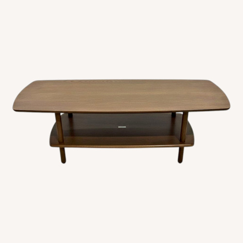 Used Burrow Serif Coffee Table Walnut for sale on AptDeco