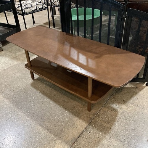 Used Burrow Serif Coffee Table Walnut for sale on AptDeco