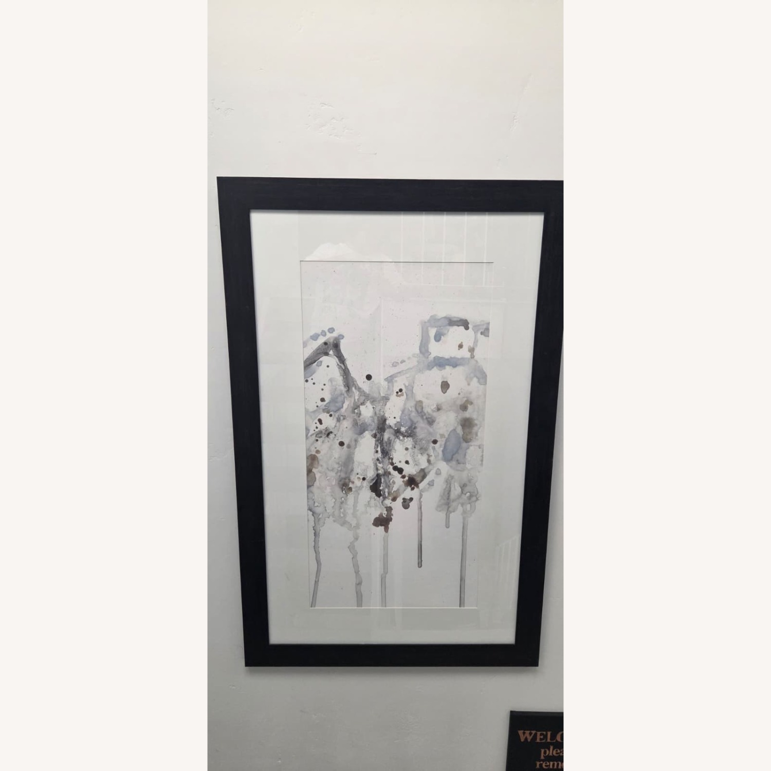 Helen Reed Abstract Watercolor Glass-Framed Art - image-1