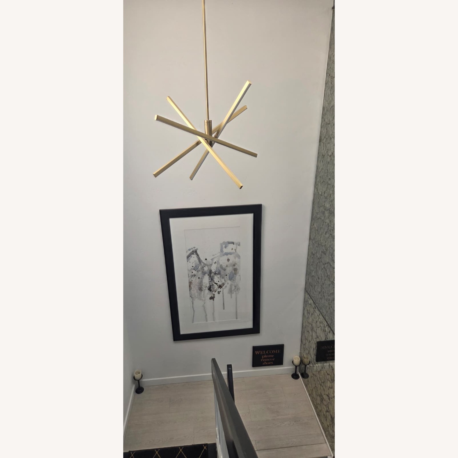 Helen Reed Abstract Watercolor Glass-Framed Art - image-2