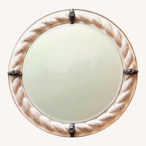 Used Hand Painted Murano Glass Mirror for sale on AptDeco