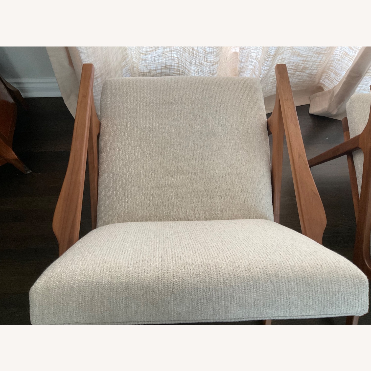 Crate & Barrel Cavett Wood Accent Chairs - image-3