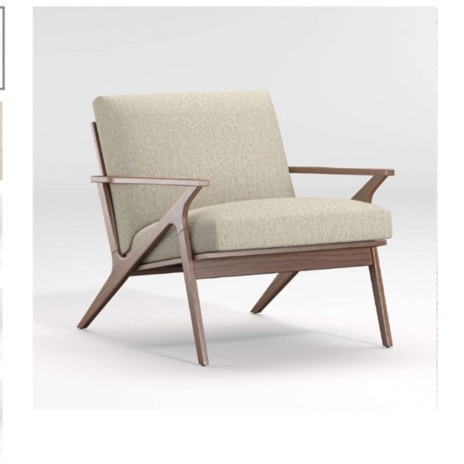 Crate & Barrel Cavett Wood Accent Chairs - image-4