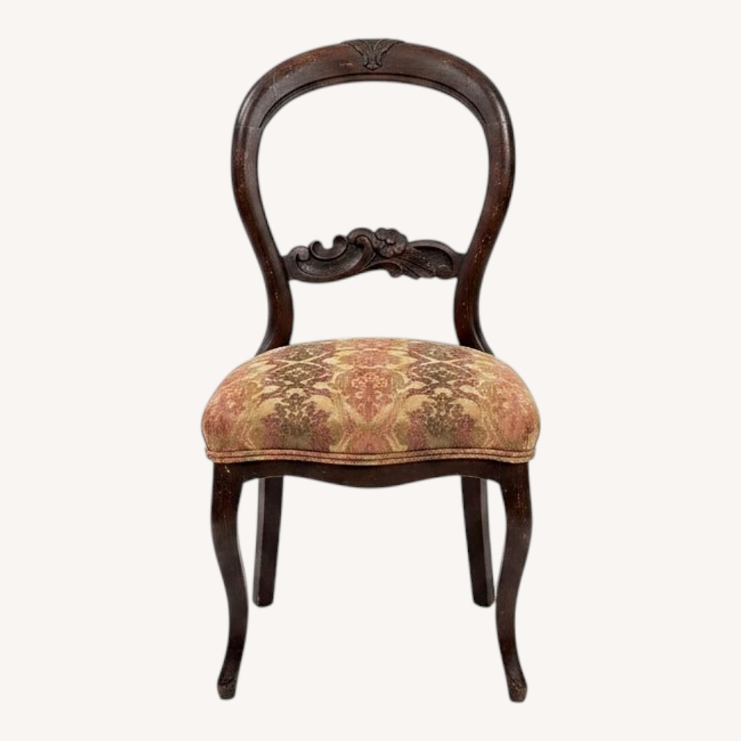 Carved Victorian Side Chairs (Set of 2) - image-0