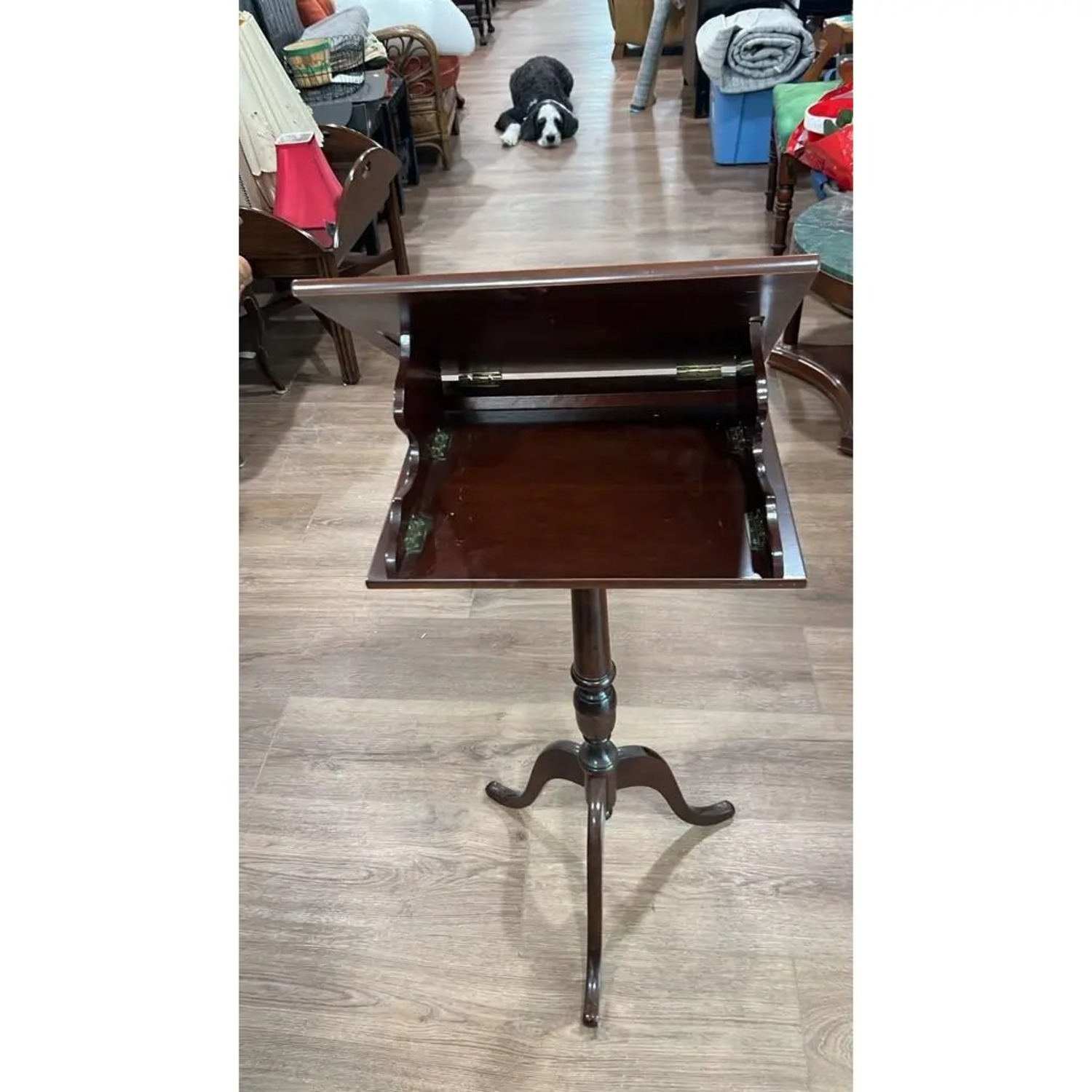 Vintage Wooden Lectern / Music Stand - image-7
