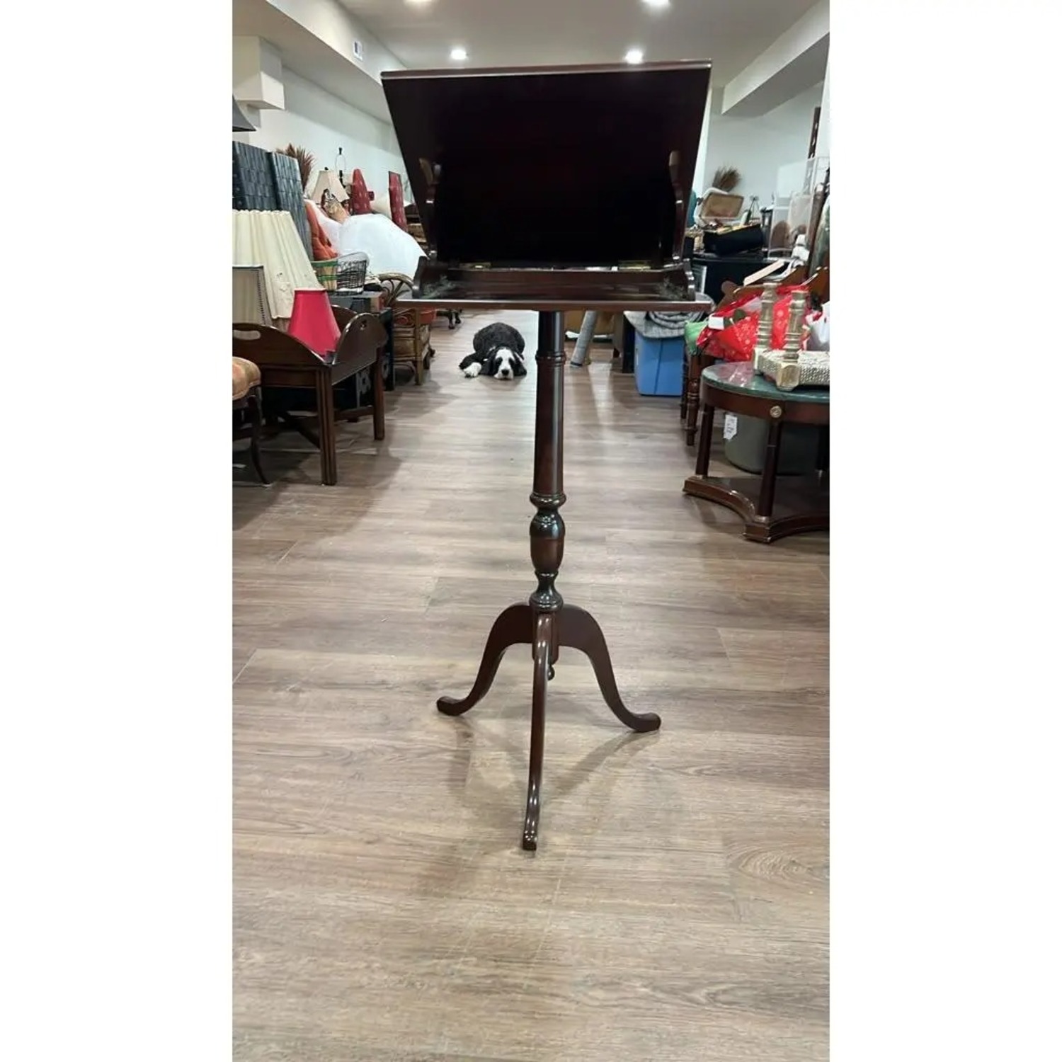 Vintage Wooden Lectern / Music Stand - image-3